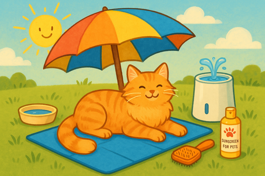 Summer Cat Care: Keeping Your Feline Cool, Safe, and Happy