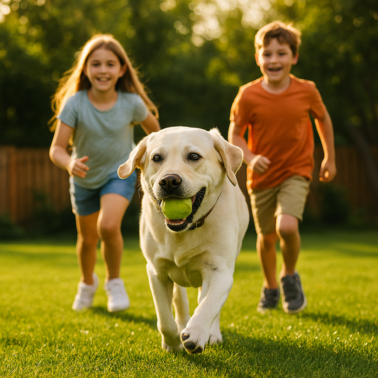 🐶 Top 5 Dog Breeds for Families with Kids