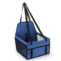 Foldable Pet Car Seat – Portable Safety Travel Bag for Small Dogs & Cats