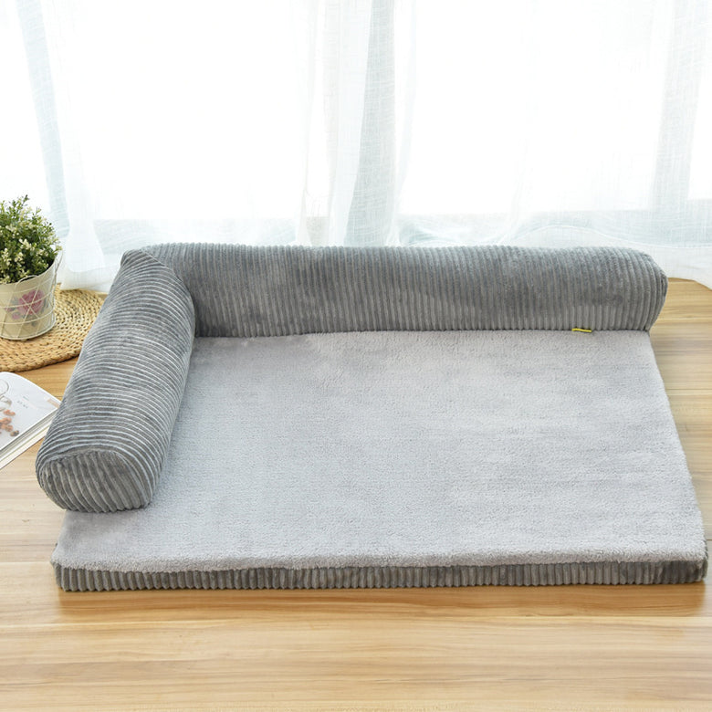 Soft Plush Pet Dog Bed – Cozy Sleeping Bed for Small and Medium Dogs