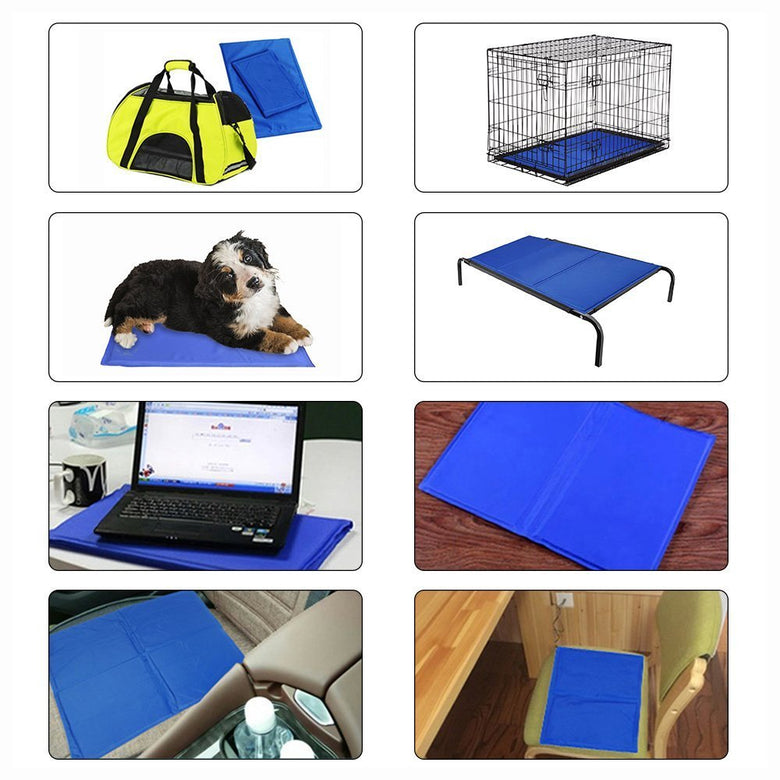 Dog Cooling Mat – Summer Ice Gel Pet Bed & Cushion for Dogs, Cats & Puppies