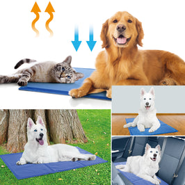 Dog Cooling Mat – Summer Ice Gel Pet Bed & Cushion for Dogs, Cats & Puppies