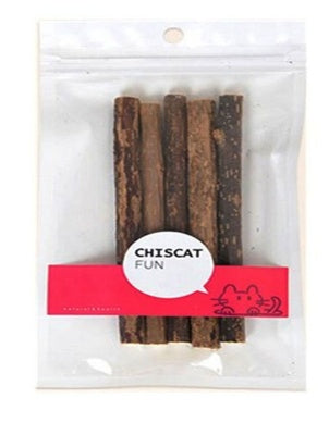 2 Pack Natural Catnip Sticks for Cats – Matatabi Chew Toys for Dental Health, Teeth Cleaning & Stress Relief