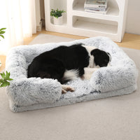 Plush Round Dog & Cat Bed – Cozy Winter Pet Bed for Small Dogs and Cats