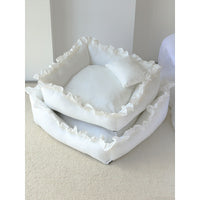 Luxury Small Dog & Cat Bed – Soft Plush Pet Sofa House for Puppies, Teddy, Cats