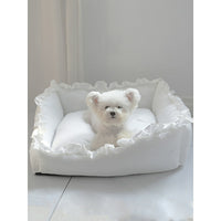Luxury Small Dog & Cat Bed – Soft Plush Pet Sofa House for Puppies, Teddy, Cats