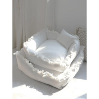 Luxury Small Dog & Cat Bed – Soft Plush Pet Sofa House for Puppies, Teddy, Cats