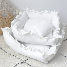 Luxury Small Dog & Cat Bed – Soft Plush Pet Sofa House for Puppies, Teddy, Cats