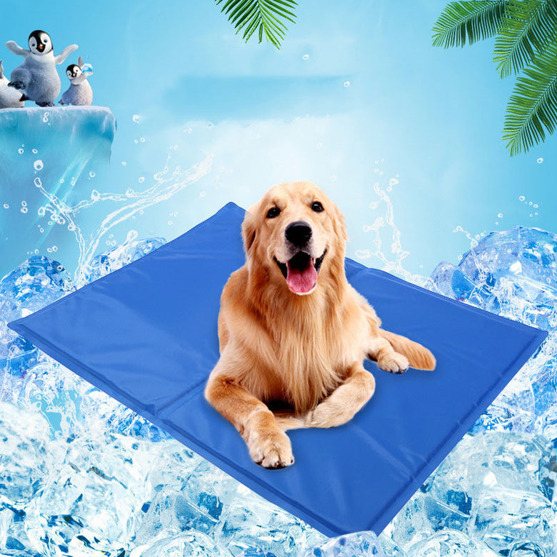 Pet Cooling Mat – Ice Gel Summer Dog & Cat Pad for Heat Relief