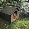 Waterproof Outdoor Dog & Cat House – Foldable Pet Kennel & Shelter for Indoor & Outdoor Sleeping