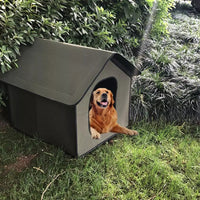 Waterproof Outdoor Dog & Cat House – Foldable Pet Kennel & Shelter for Indoor & Outdoor Sleeping