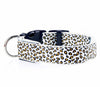 Adjustable LED Dog Collar – Safety Nylon Pet Collar with Leopard Print