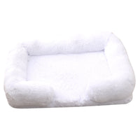 Plush Round Dog & Cat Bed – Cozy Winter Pet Bed for Small Dogs and Cats