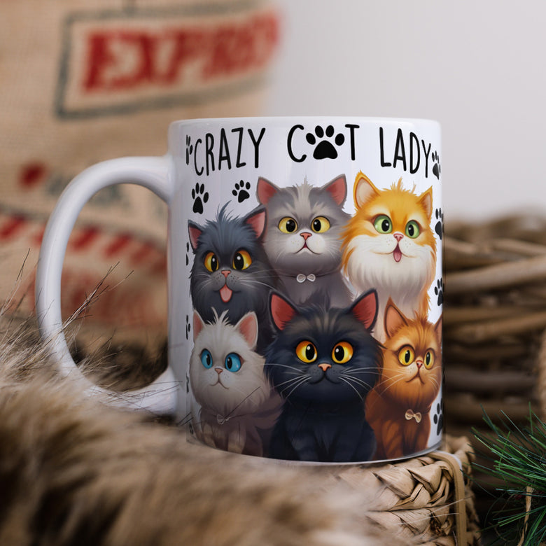 Cat Lover Coffee Mug – Funny Birthday Gift for Cat Owners & Pet Lovers