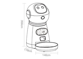 Automatic Pet Feeder – Smart Food Dispenser for Dogs & Cats