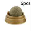 Catnip Ball Cat Treats – Rotating Dental Toy for Cats, Molar Teeth Cleaning & Stress Relief