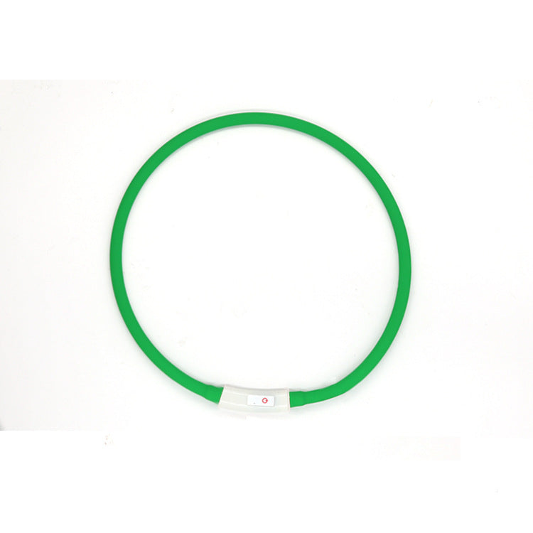 Fashion LED Dog Collar – Light Up Pet Safety Collar for Night Walks