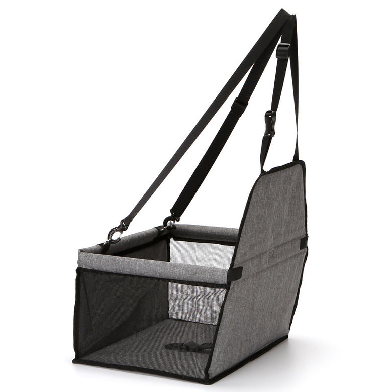 Foldable Pet Car Seat – Portable Safety Travel Bag for Small Dogs & Cats