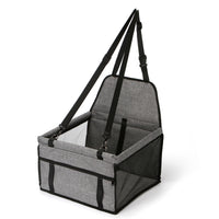 Foldable Pet Car Seat – Portable Safety Travel Bag for Small Dogs & Cats