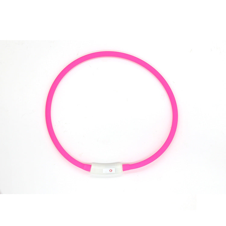Fashion LED Dog Collar – Light Up Pet Safety Collar for Night Walks
