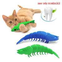 Catnip Fish Cat Toy – Silicone Crayfish Chew & Toothbrush for Cats, Stress Relief & Teeth Cleaning