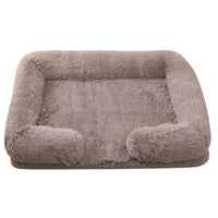 Plush Round Dog & Cat Bed – Cozy Winter Pet Bed for Small Dogs and Cats
