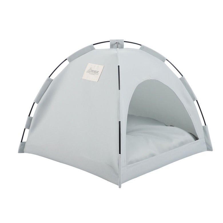Cat & Dog Tent Bed with Cushion – Cooling Mat Pet Sofa, Indoor Kennel & Cozy Nest for Small Pets