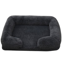 Plush Round Dog & Cat Bed – Cozy Winter Pet Bed for Small Dogs and Cats
