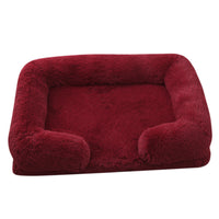 Plush Round Dog & Cat Bed – Cozy Winter Pet Bed for Small Dogs and Cats