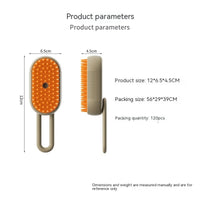 3-in-1 Cat & Dog Steam Brush – Electric Pet Grooming Comb with Spray, Massage & Hair Removal