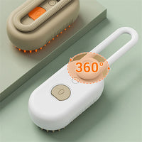 3-in-1 Cat & Dog Steam Brush – Electric Pet Grooming Comb with Spray, Massage & Hair Removal