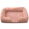 Plush Round Dog & Cat Bed – Cozy Winter Pet Bed for Small Dogs and Cats