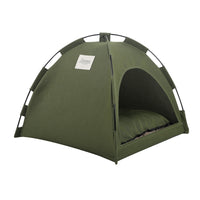 Cat & Dog Tent Bed with Cushion – Cooling Mat Pet Sofa, Indoor Kennel & Cozy Nest for Small Pets