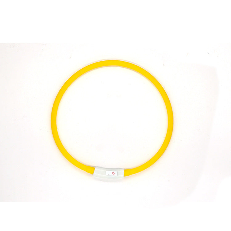 Fashion LED Dog Collar – Light Up Pet Safety Collar for Night Walks