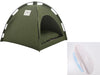 Cat & Dog Tent Bed with Cushion – Cooling Mat Pet Sofa, Indoor Kennel & Cozy Nest for Small Pets