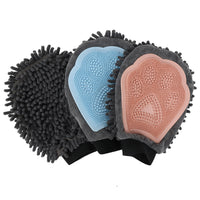 2-in-1 Pet Bathing Brush & Grooming Glove – Brushing, Massaging, and Drying Tool for Dogs & Cats